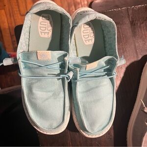 Hey Dude Wendy Stretch Canvas Turquoise